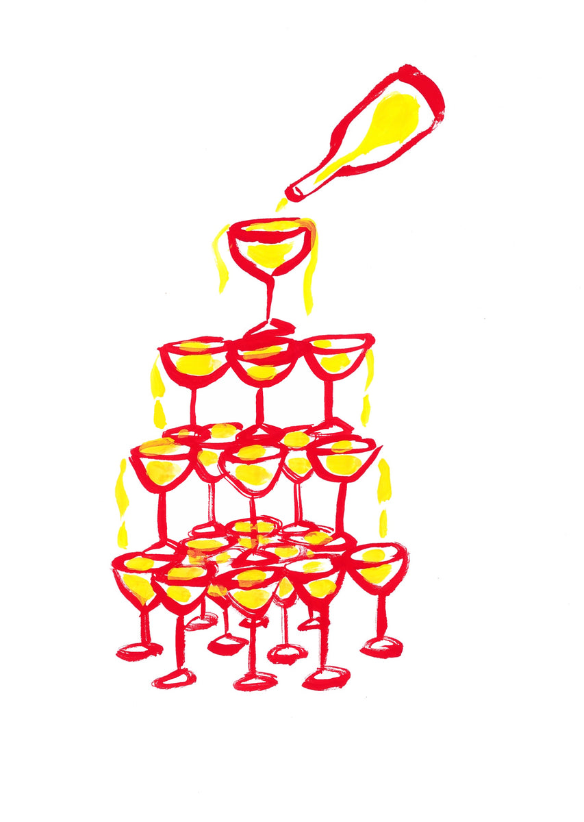 Champagne Tower Cate Gowers Champagne tower cate gowers